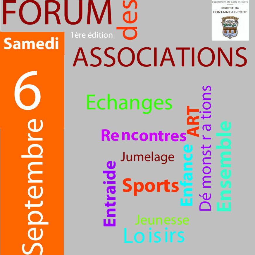 Dans quelques jours se tiendra le 1er forum des associations organisé par la nouvelle municipalité. Ce sera en fait le 15ème du genre.