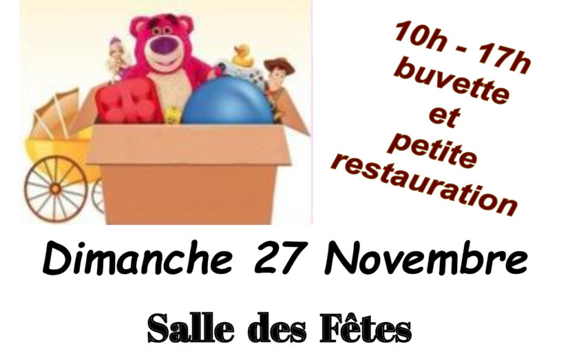 La 5ème édition des PUCES-Enfants de Fontaine le Port, c'est bientôt. Vous pourrez y participer en tenant un stand.