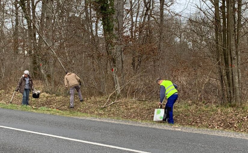 Opération de ramassage des déchets