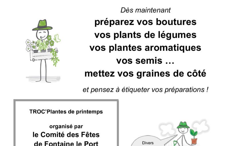 commençons à préparer le troc-plantes printemps 2023