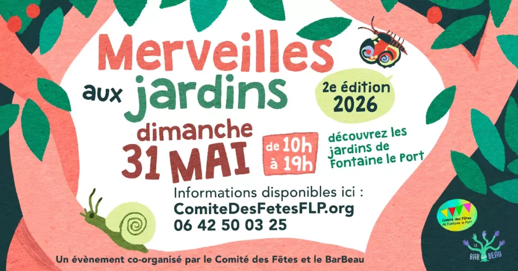 devenez partenaire des Merveilles aux Jardins de Fontaine le Port