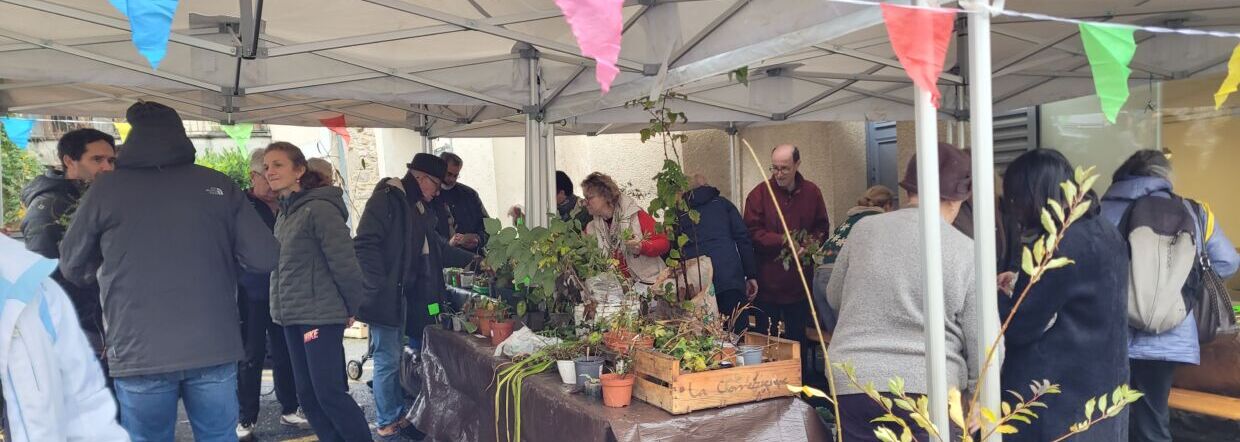 la même recette TROC Plante échange partage don chaque automne devant la salle des Fêtes de Fontaine-le-Port avec le Comité des Fêtes