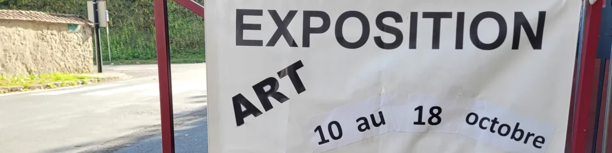rendez-vous dans quelques jours. l'exposition d'ART 26 organisée par le Comité des Fêtes de Fontaine le Port ouvrira ses portes samedi 10 oct