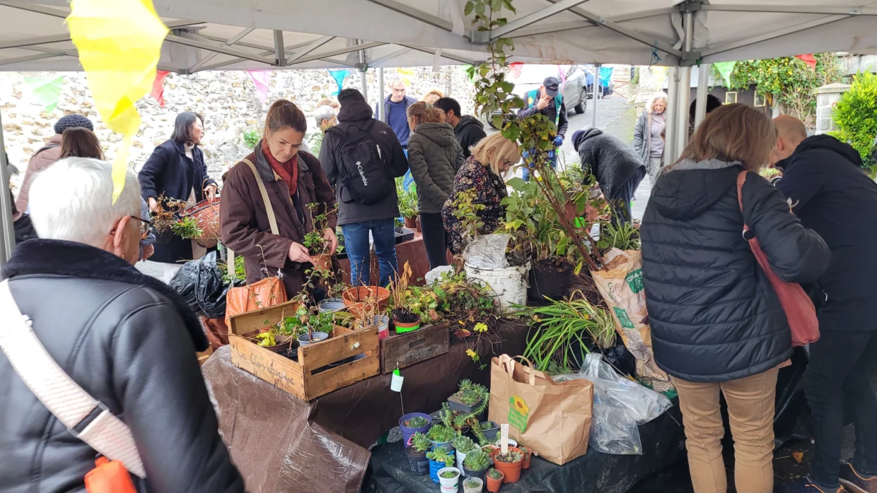 la même recette TROC Plante échange partage don chaque automne devant la salle des Fêtes de Fontaine-le-Port avec le Comité des Fêtes